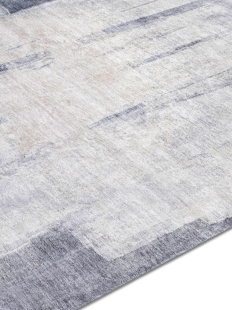 Tapete Silver Cinzento Tecido à Mão | Tamanho: 183 × 274 cm