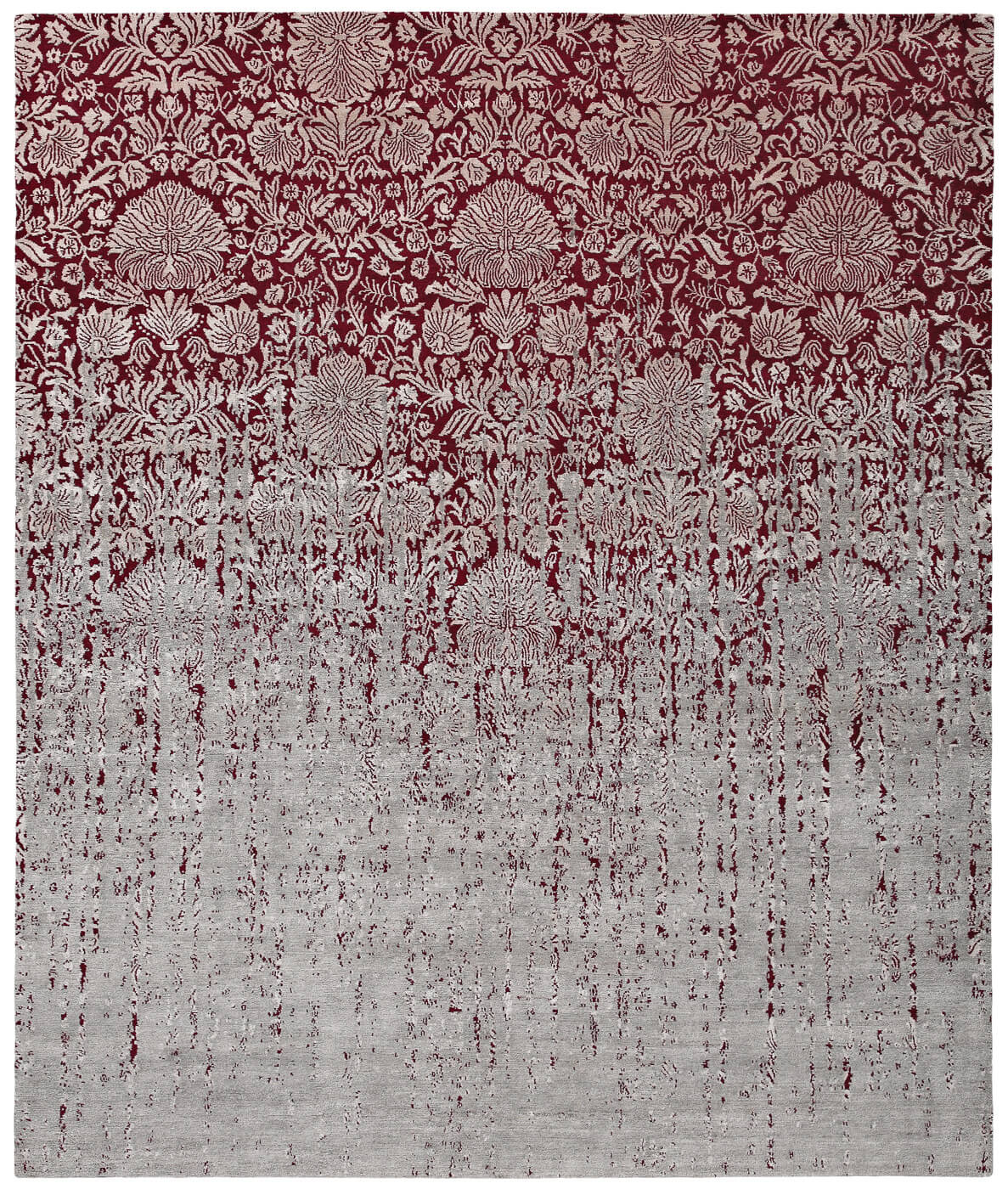 Tapete Verona Vendetta Vermelho Cinzento | Tamanho: 350 × 450 cm