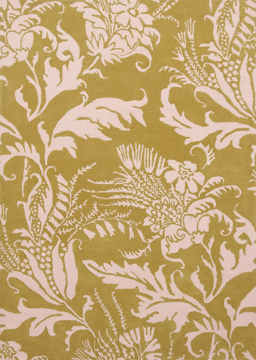 Tapete Baroque Amarelo | Tamanho: 200 × 280 cm