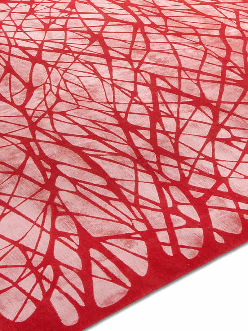 Tapete Dresden Vermelho Luxury Feito à Mão