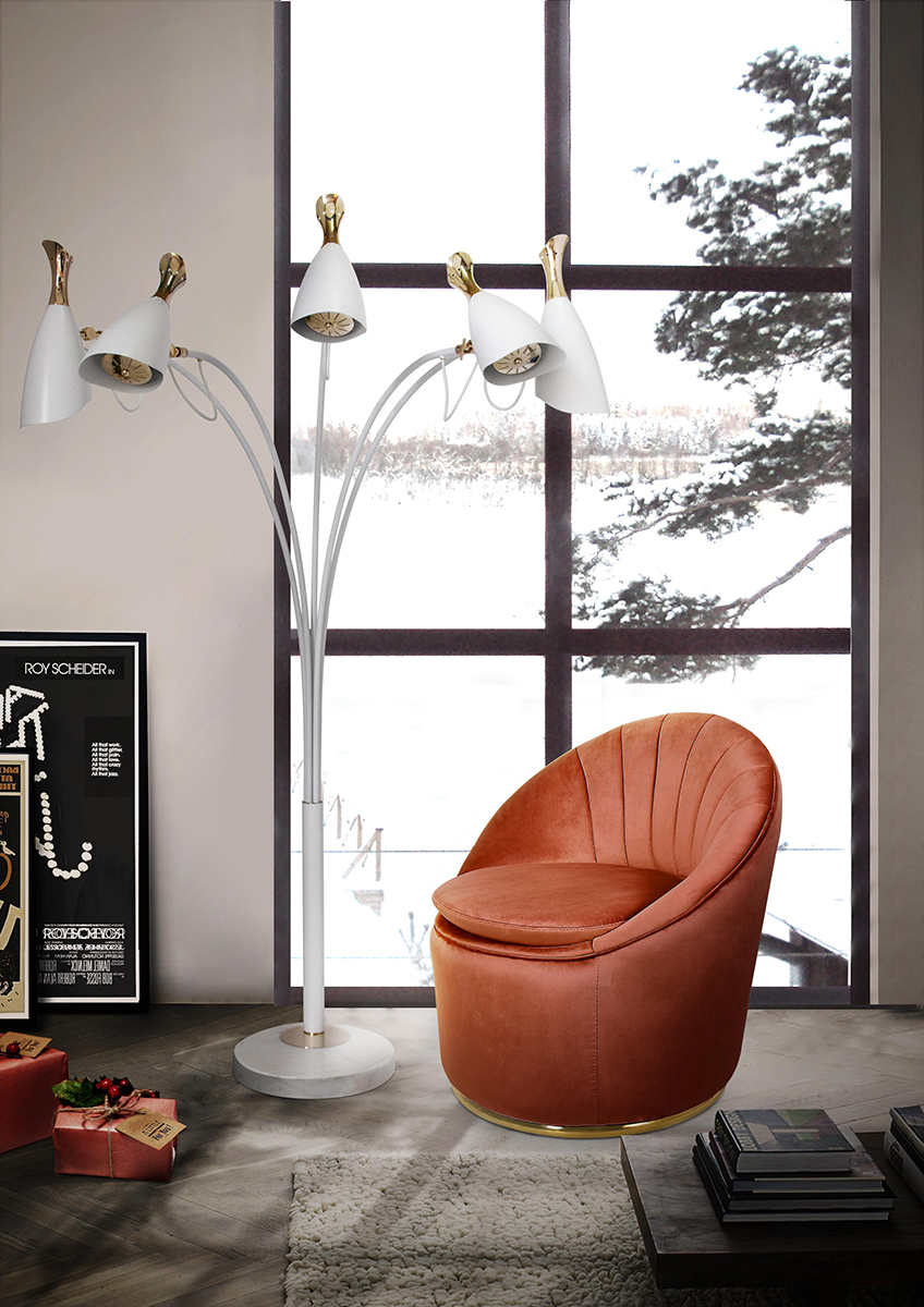 Candeeiro de pé nobre 5