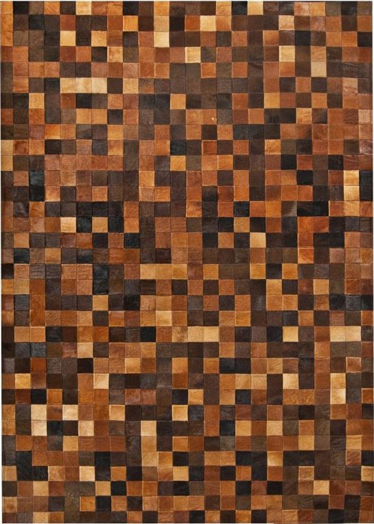 Tapete Pele de Vaca Mosaic Multicolor col.1