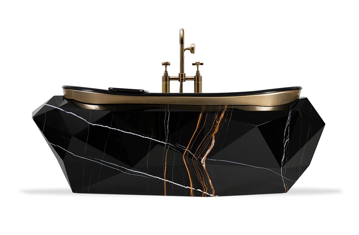Banheira Gemstone mármore falso
