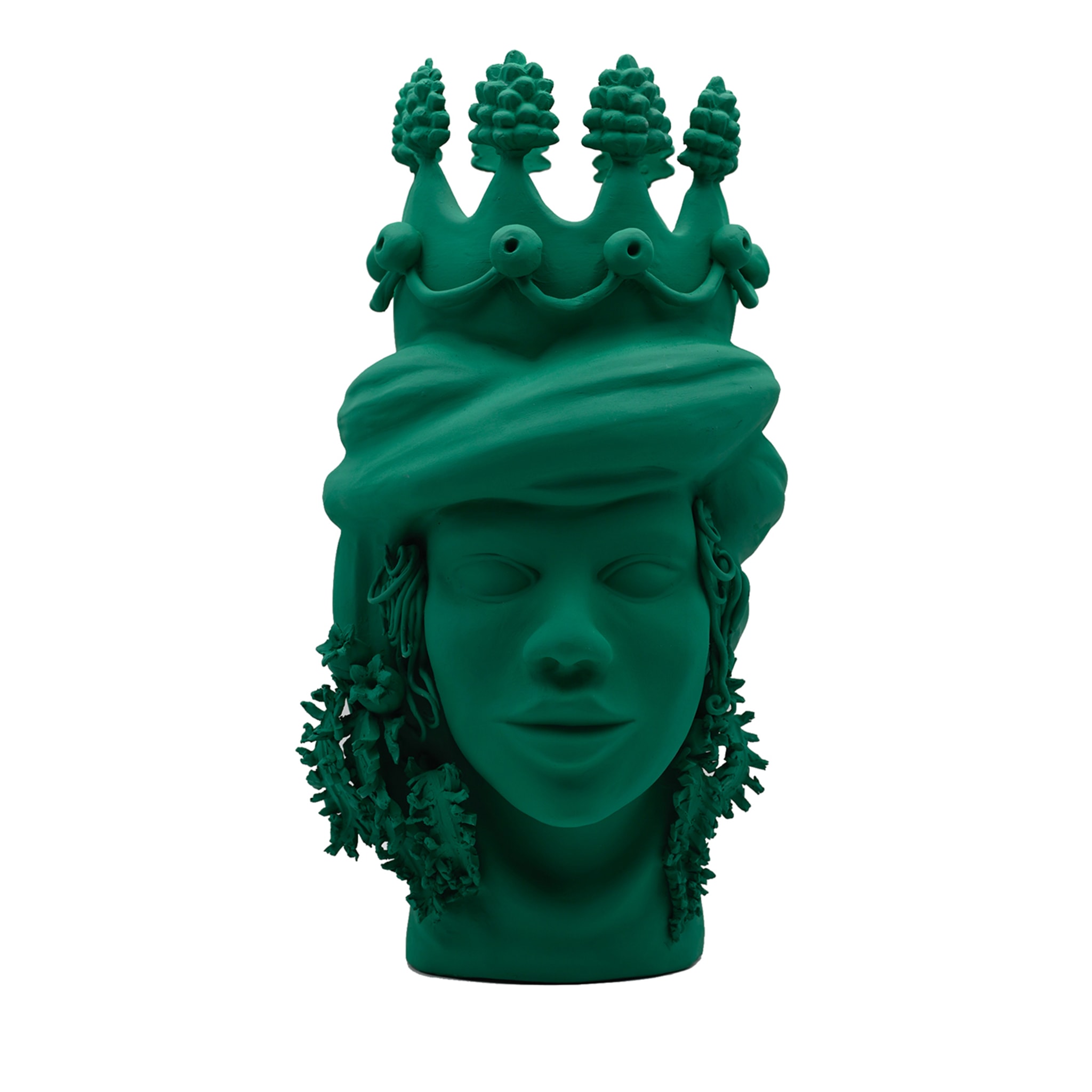 Escultura Moor's Head verde