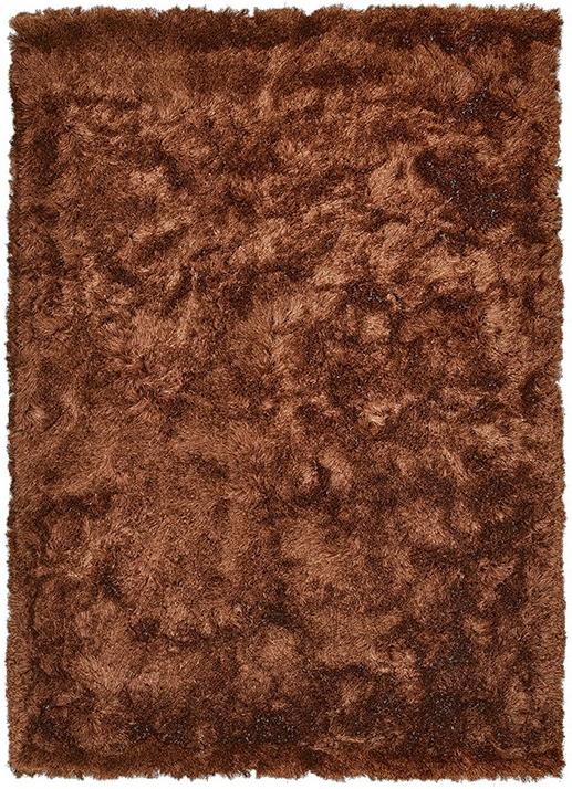 Tapete Shaggy Aster Castanho | Tamanho: 60 × 120 cm