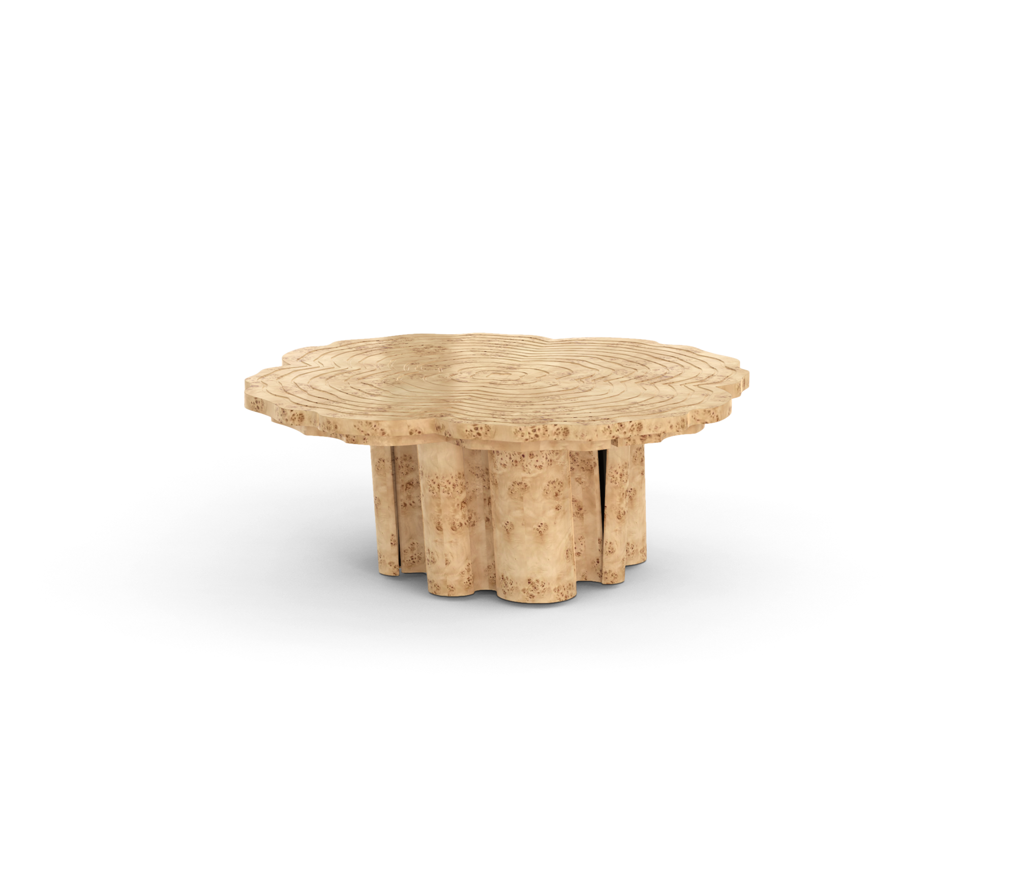 Conjunto 3 Peças Mesa de Centro Choupo Fortuna