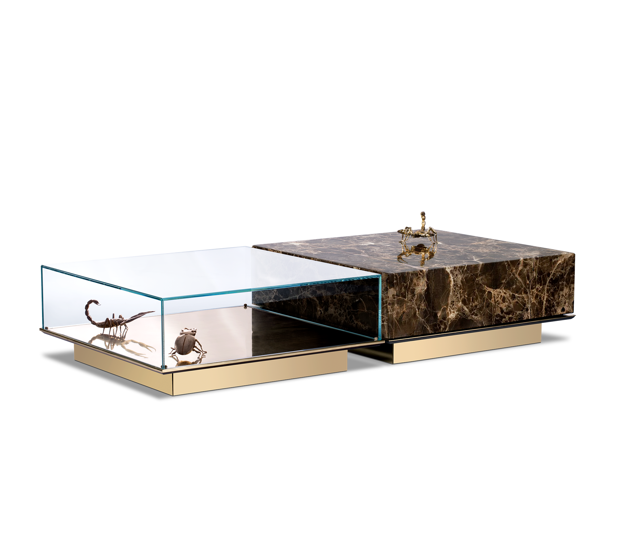 Conjunto Duplo Mesa de Centro Evolution