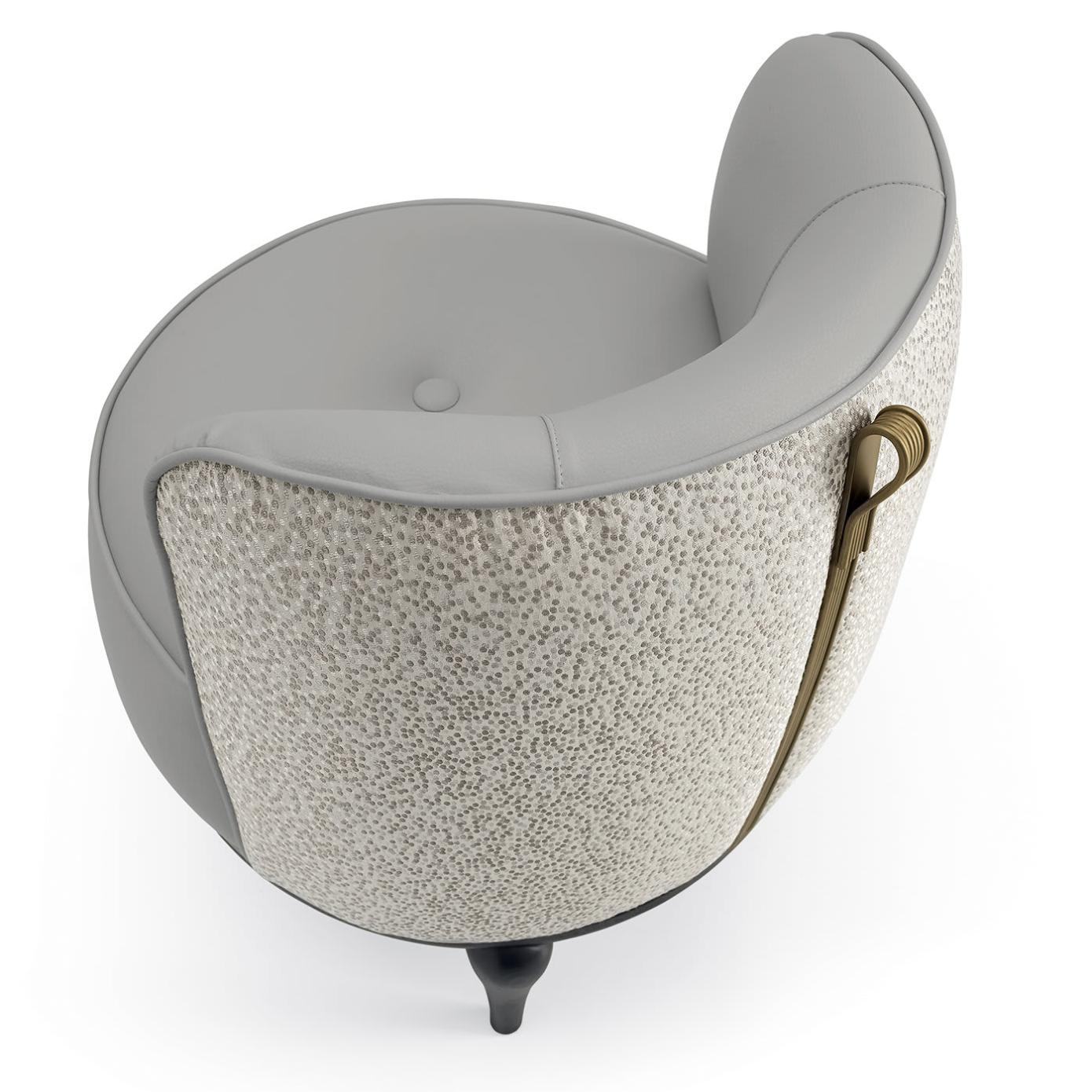 Cadeira de Lounge Redonda Branca