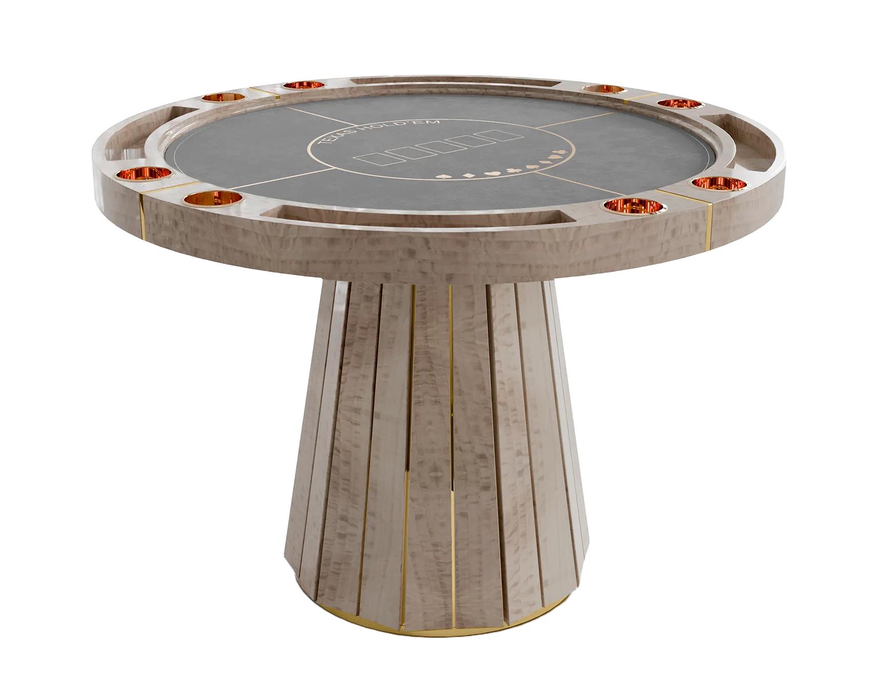 Mesa de póquer Regal bege