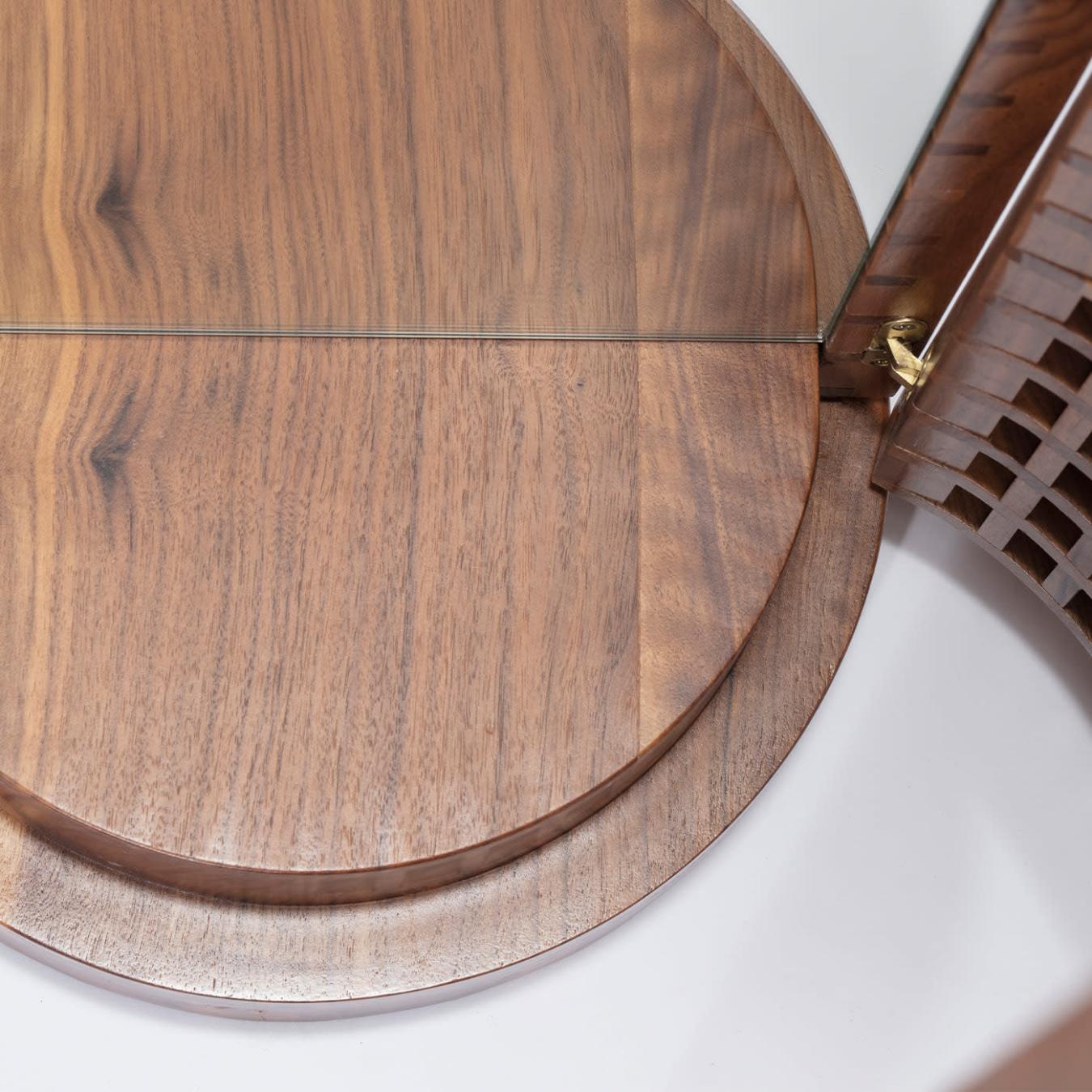 Espelho de chão madeira artesanal