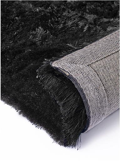 Tapete Shaggy Aster Preto | Tamanho: 200 × 300 cm