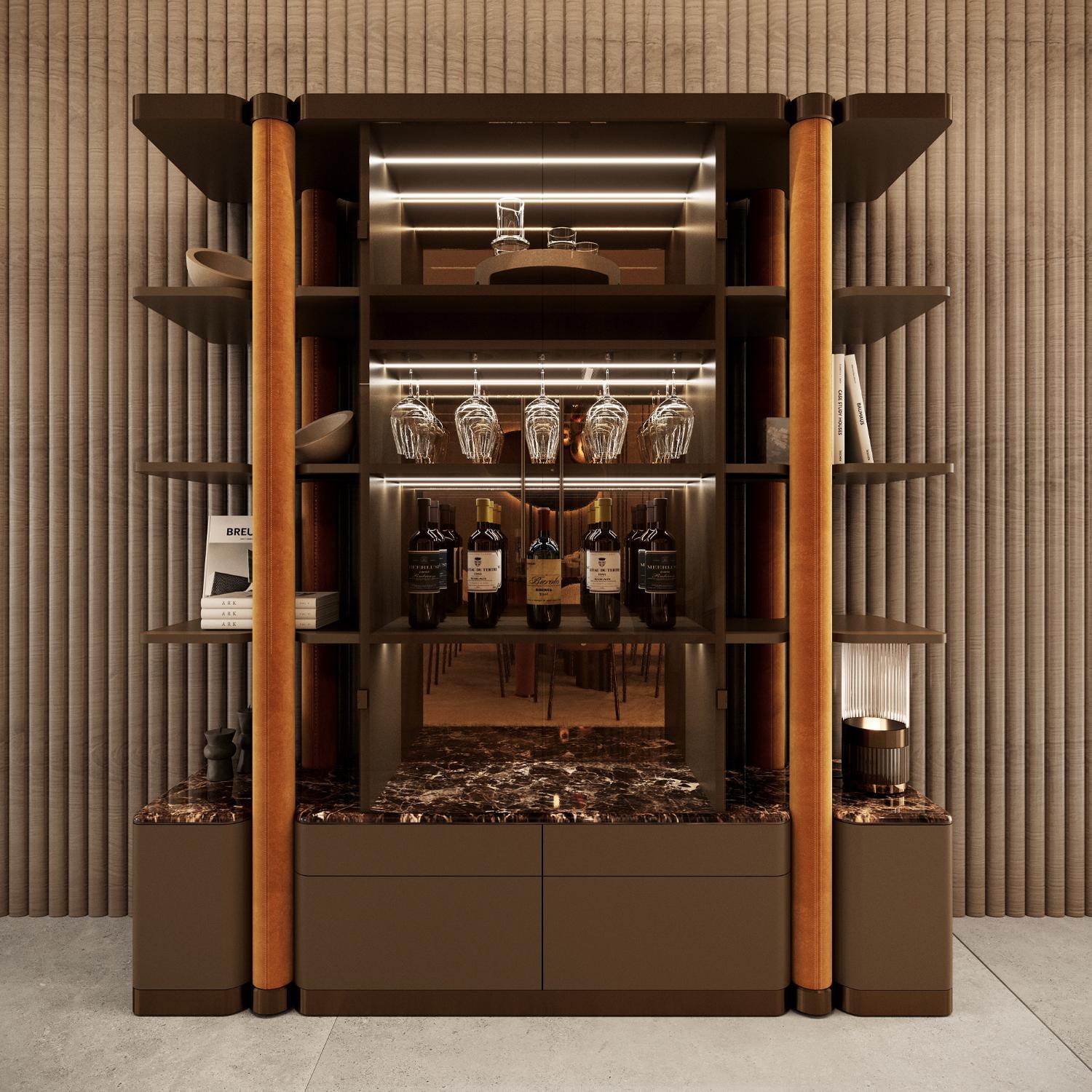 Armário de Vinho Aberto Bon Ton