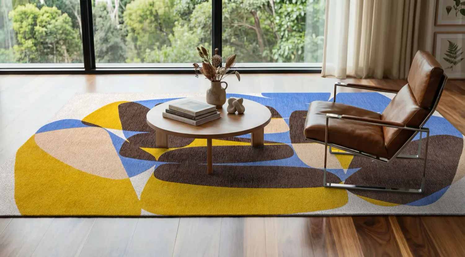 Tapete Stones Sunny Blue