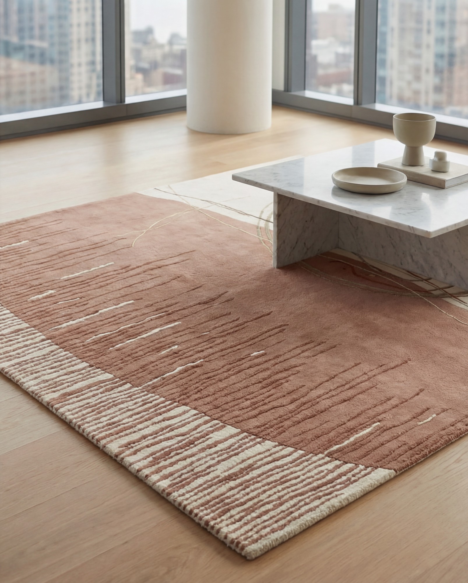 Tapete Archive Seal Rose