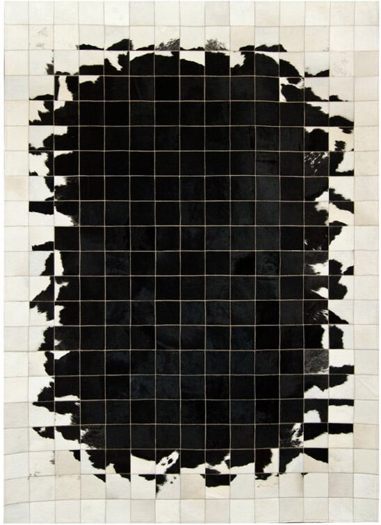 Tapete Pele de Vaca Mosaic col.6 | Tamanho: 100 × 160 cm