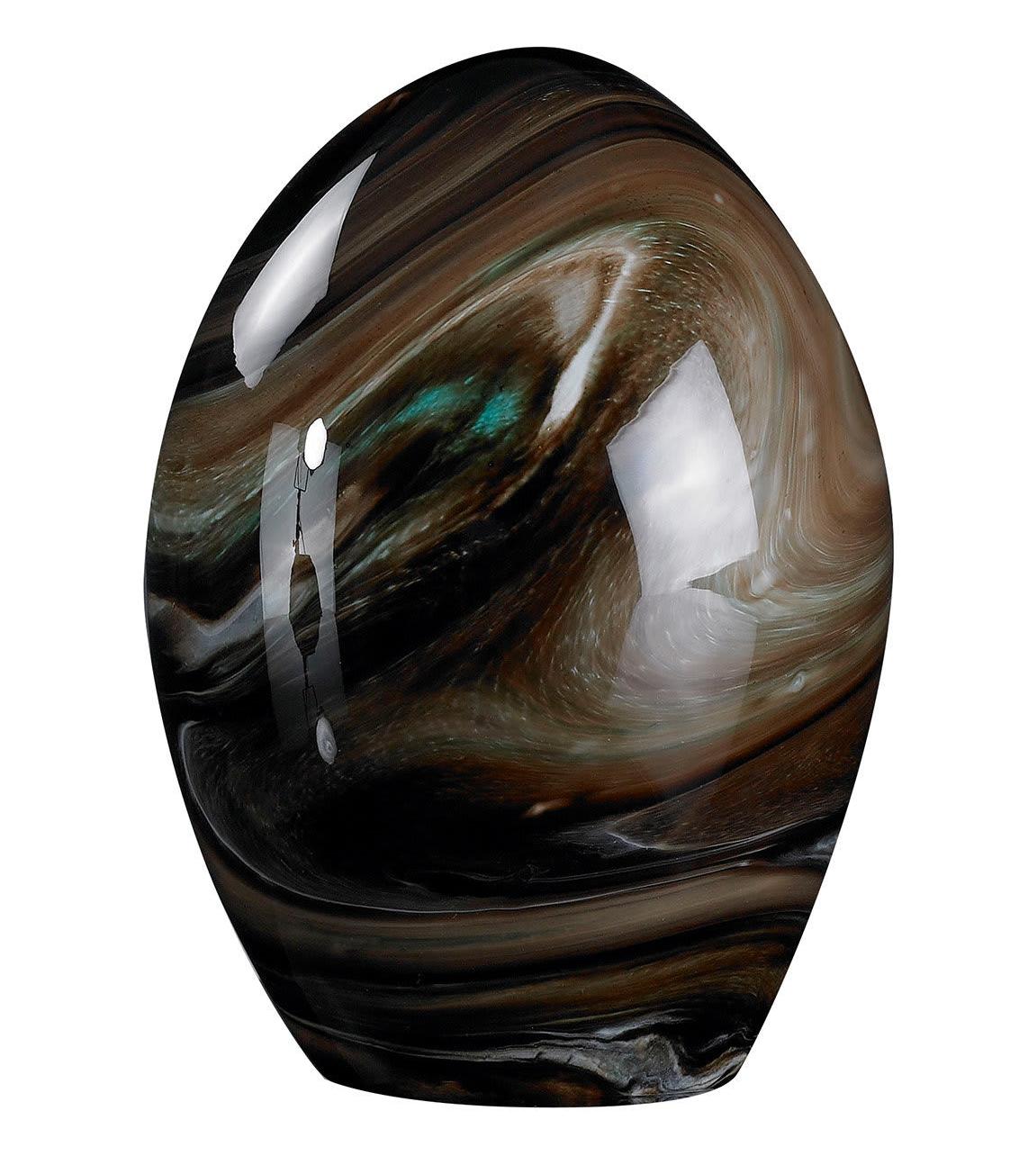 Ovo em Cristal Castanho