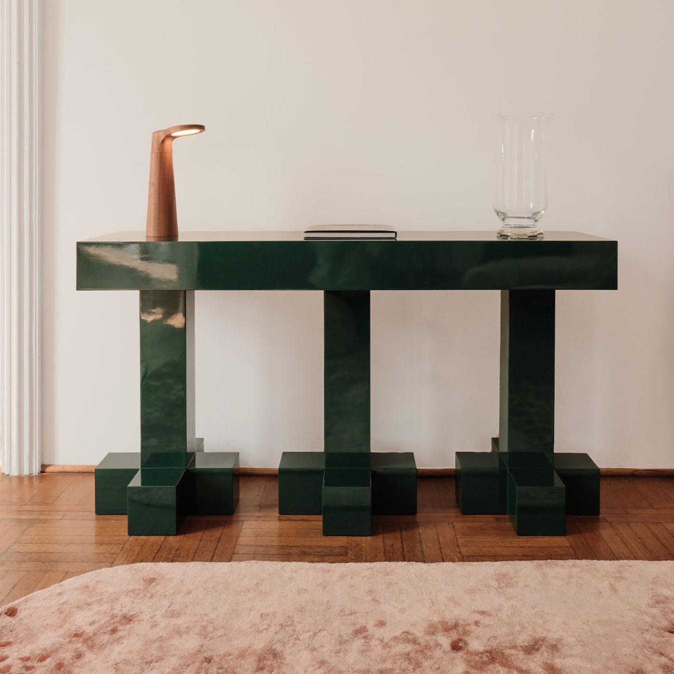 Consola Verde Brilhante