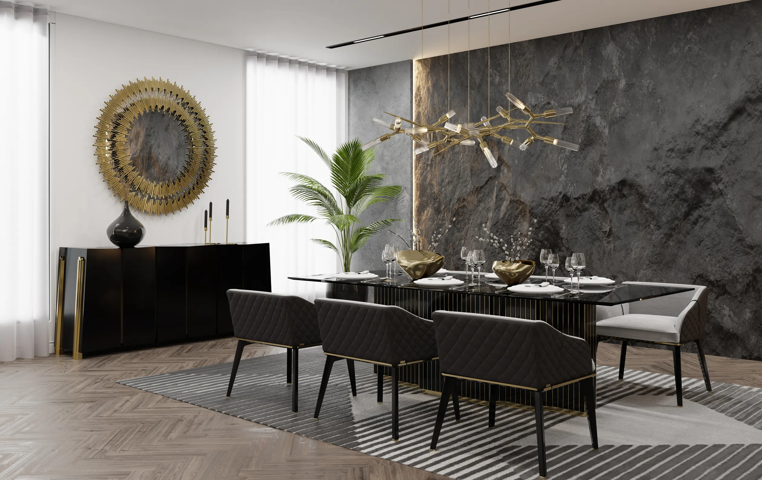 Mesa de Jantar Mirage - 2