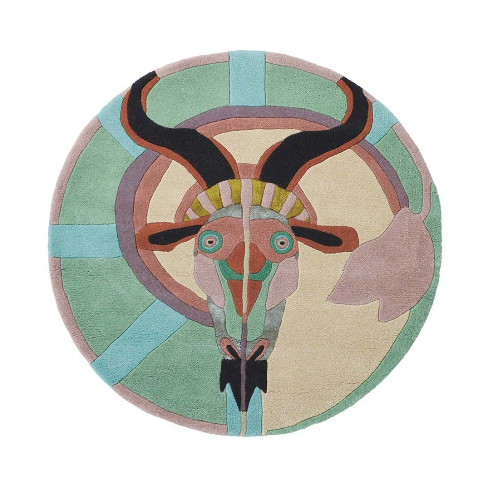 Tapete Círculo Zodiac Capricórnio | Tamanho: Ø 100 cm