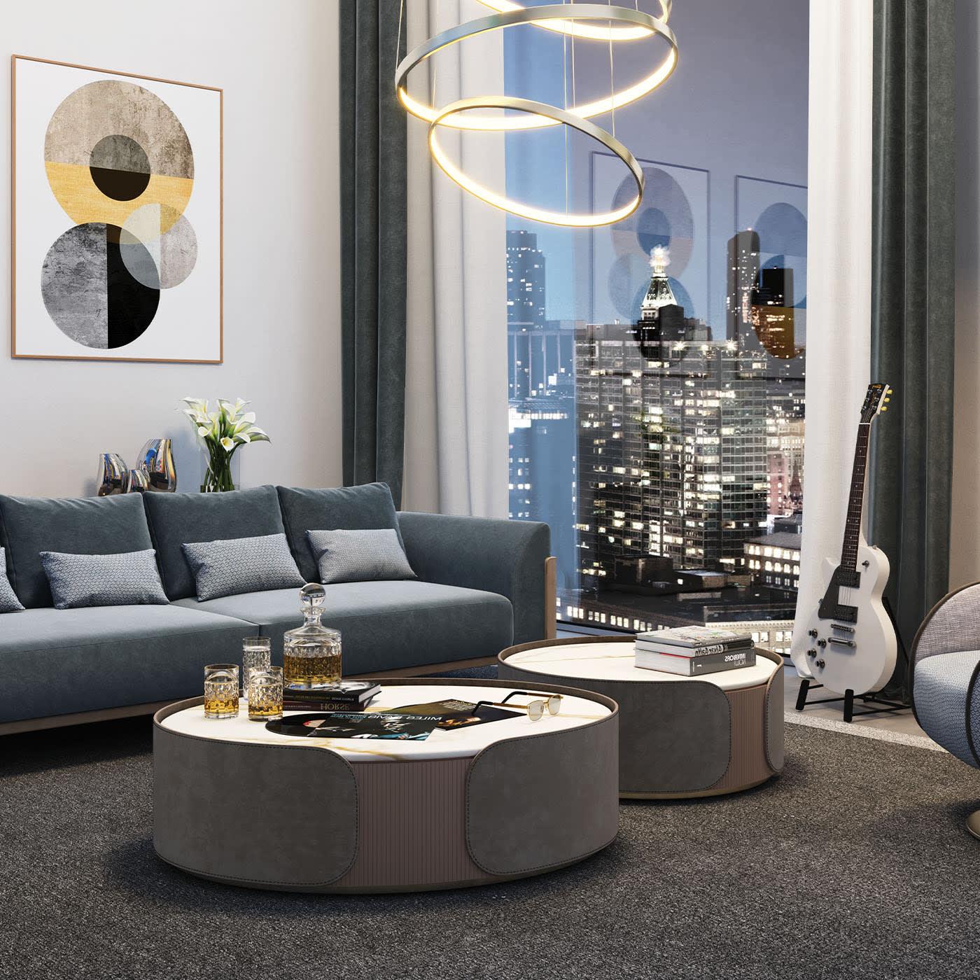 Mesa de Centro em Mármore