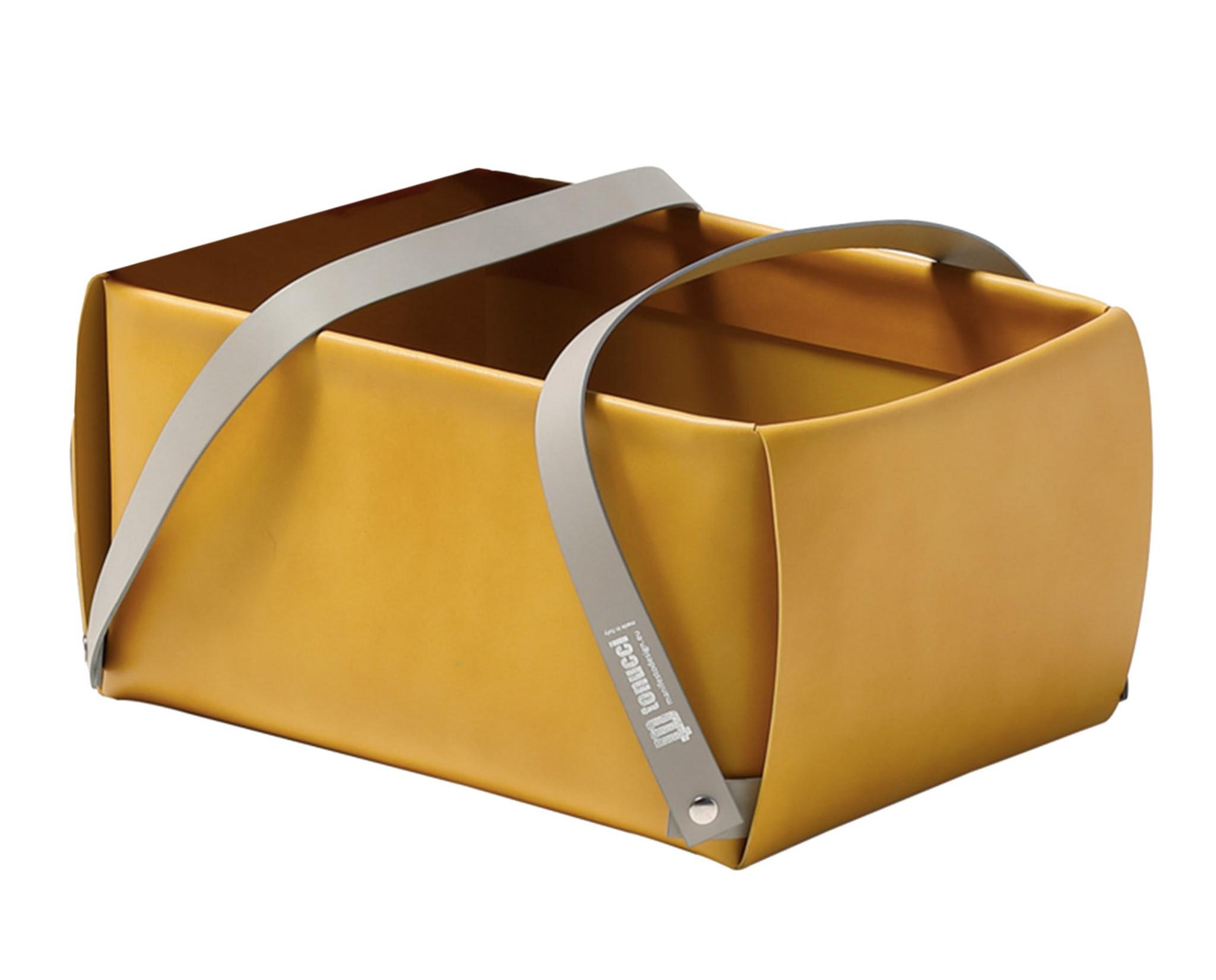 Cesto de couro Lullabao