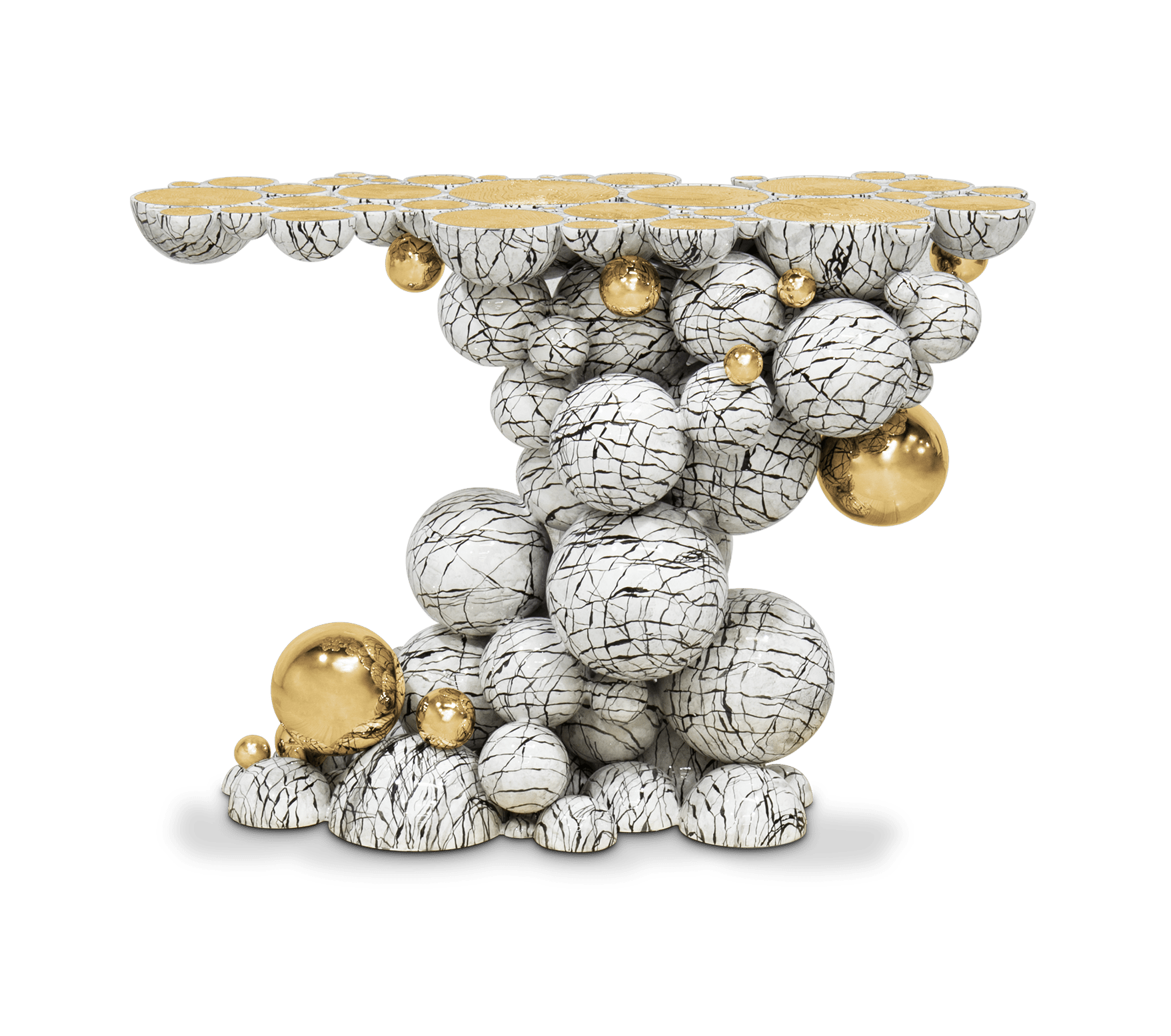 Consola Orbit Falso-mármore