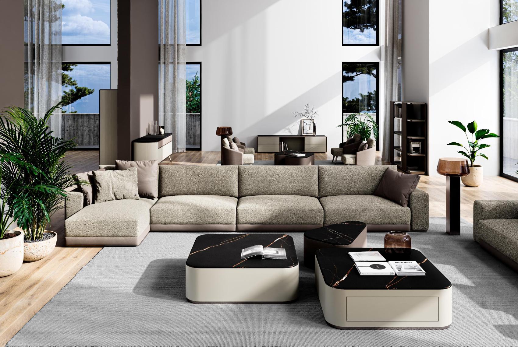 Mesa de Centro Cesar em Mármore