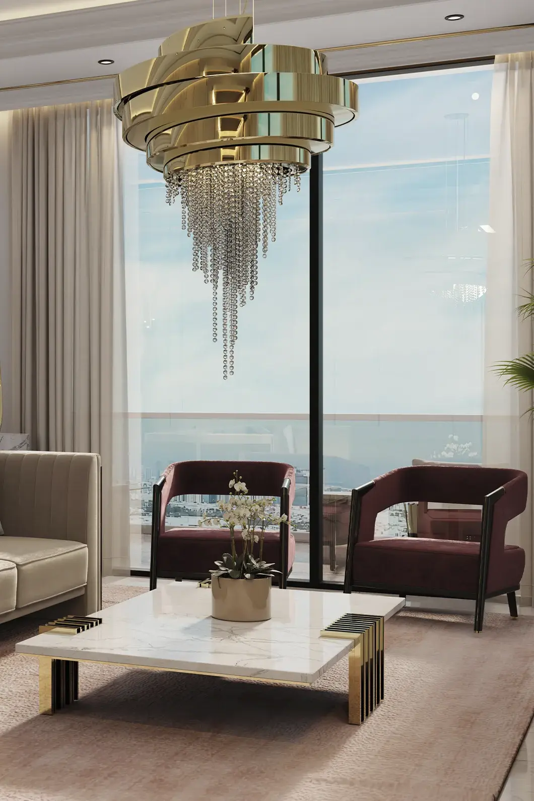 Lustre Art Deco - 4