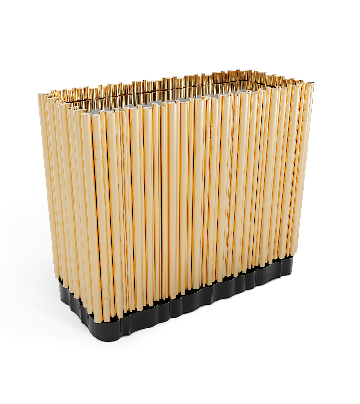 Aparador Harmony 2 portas dourado premium