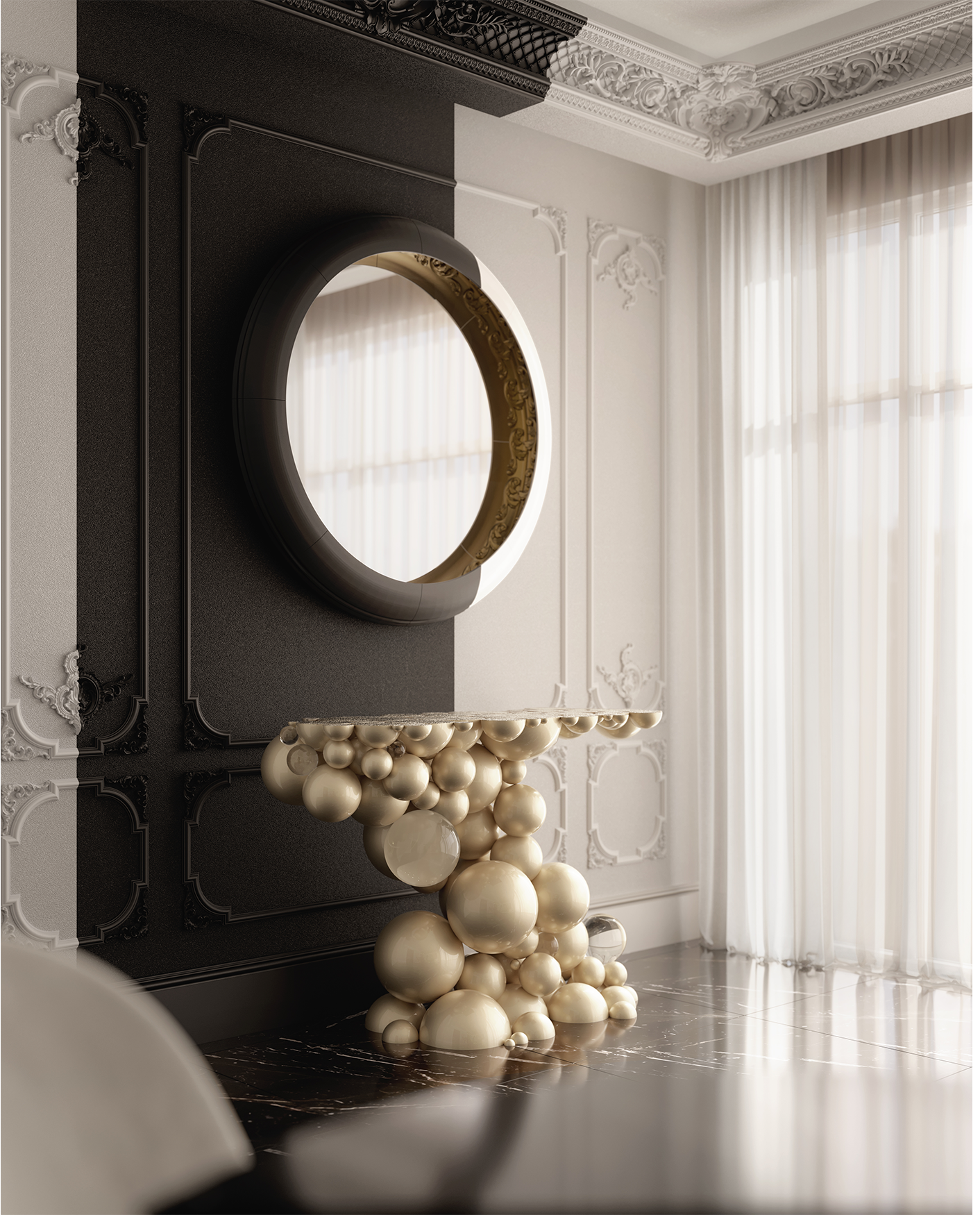 Consola Dourada Orbit