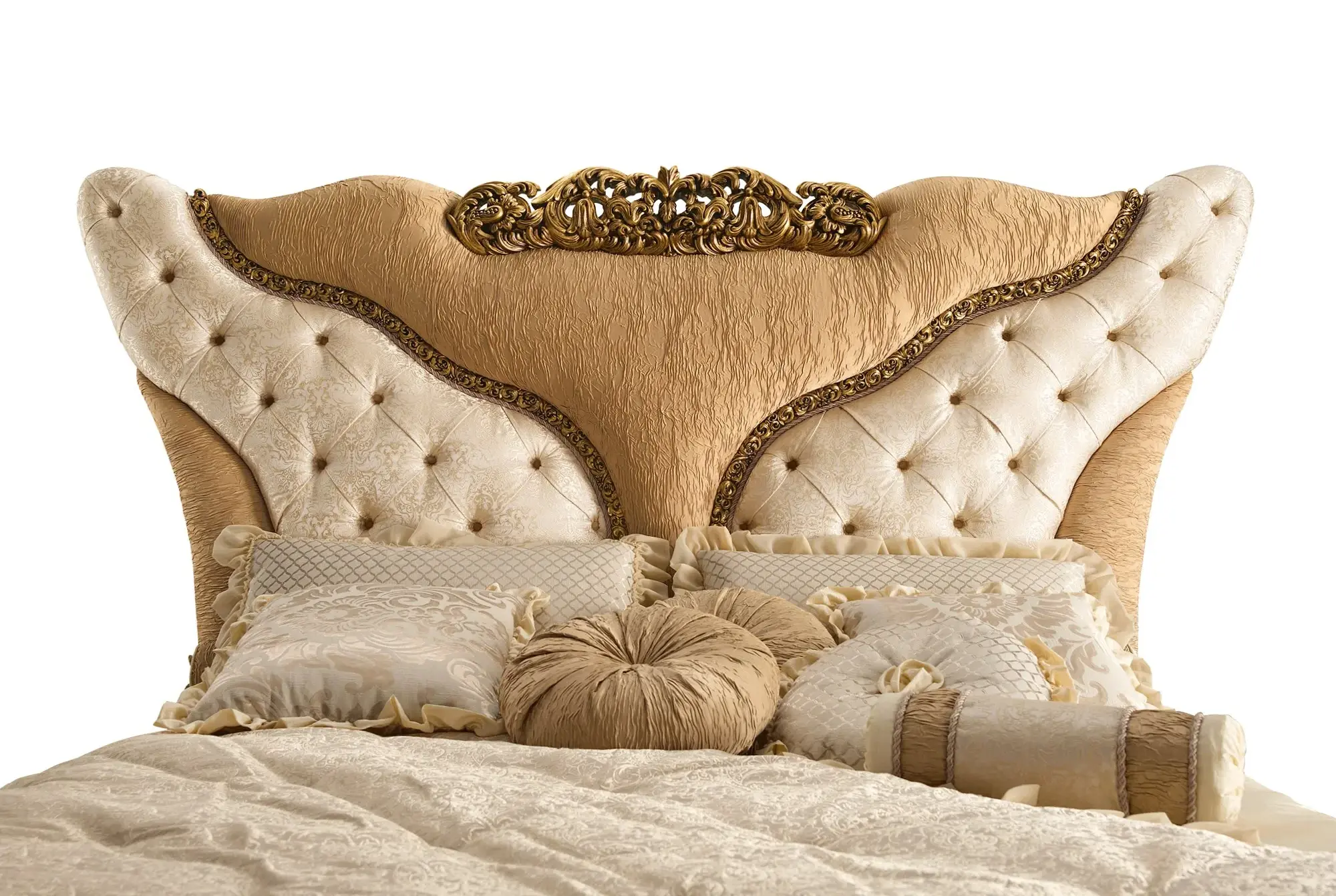 Cama Premium com Cabeceira | Tamanho do colchão: 200 × 200 cm