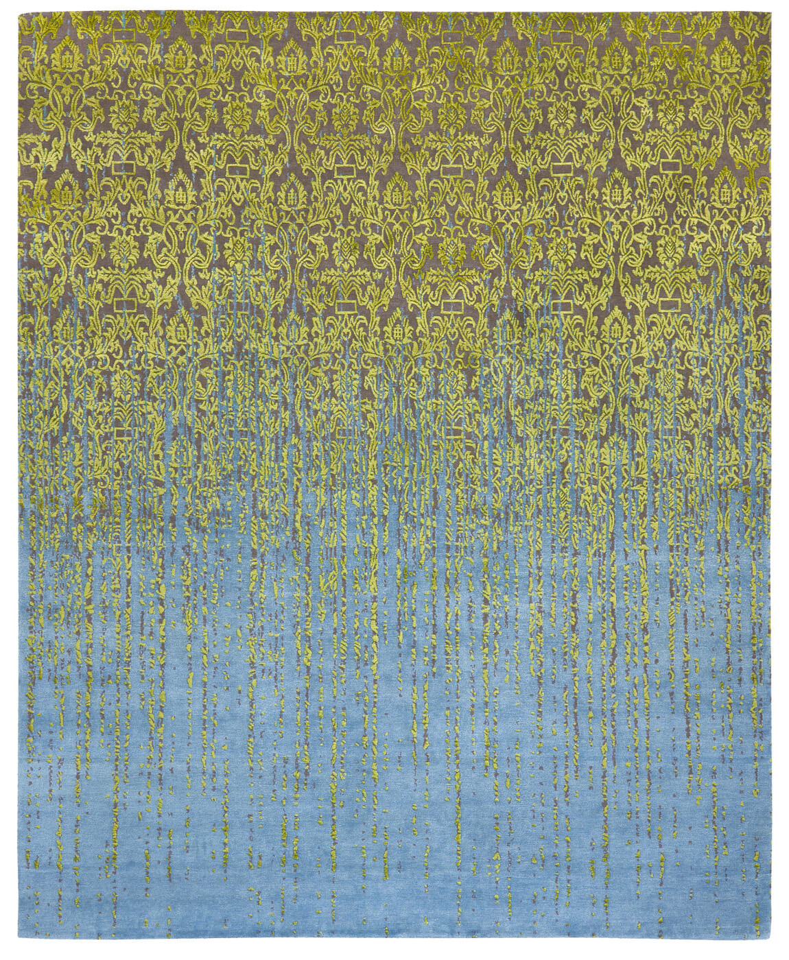 Tapete Roma Vendetta Amarelo e Azul | Tamanho: 450 × 550 cm