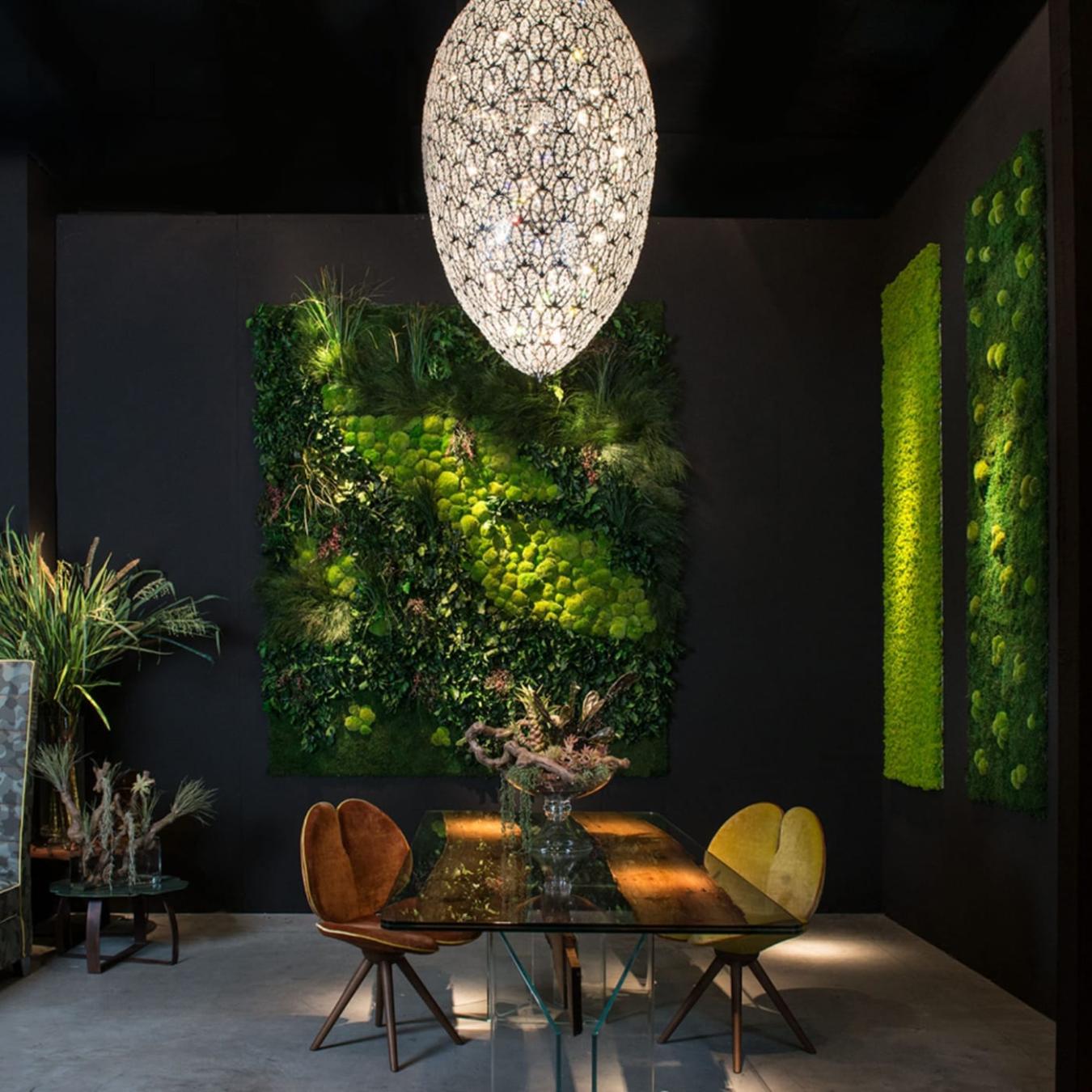 Composição de Parede em Musgo Natural