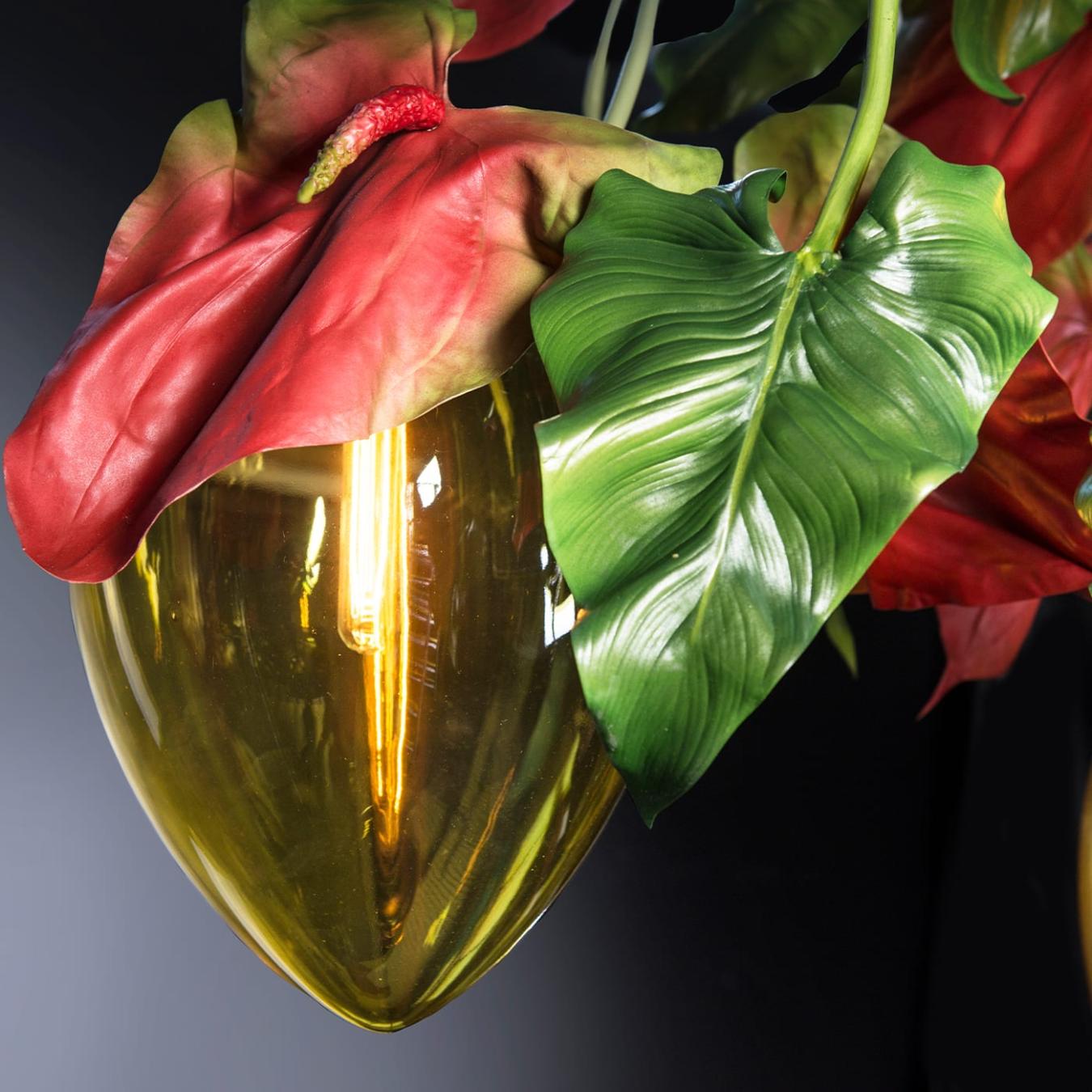Lustre Anthurium Escuro