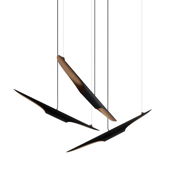 Candeeiro suspenso tom profundo