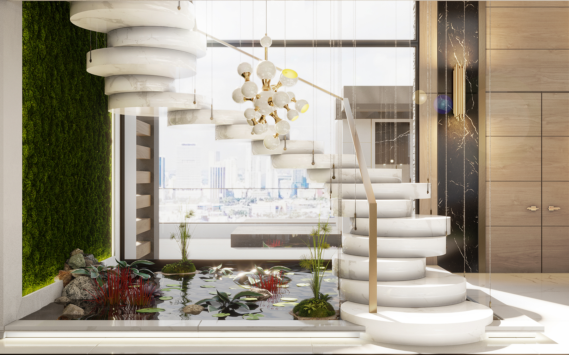 Candeeiro suspenso molecular - 2