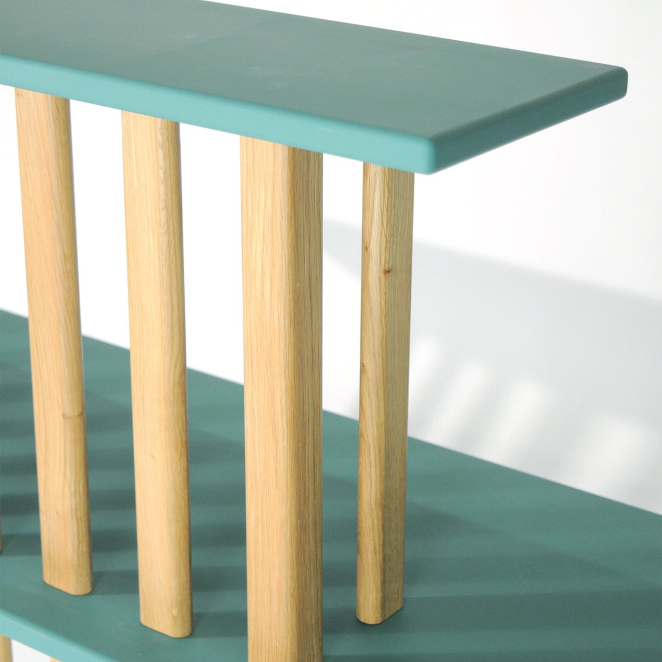 Consola Verde de Dois Níveis