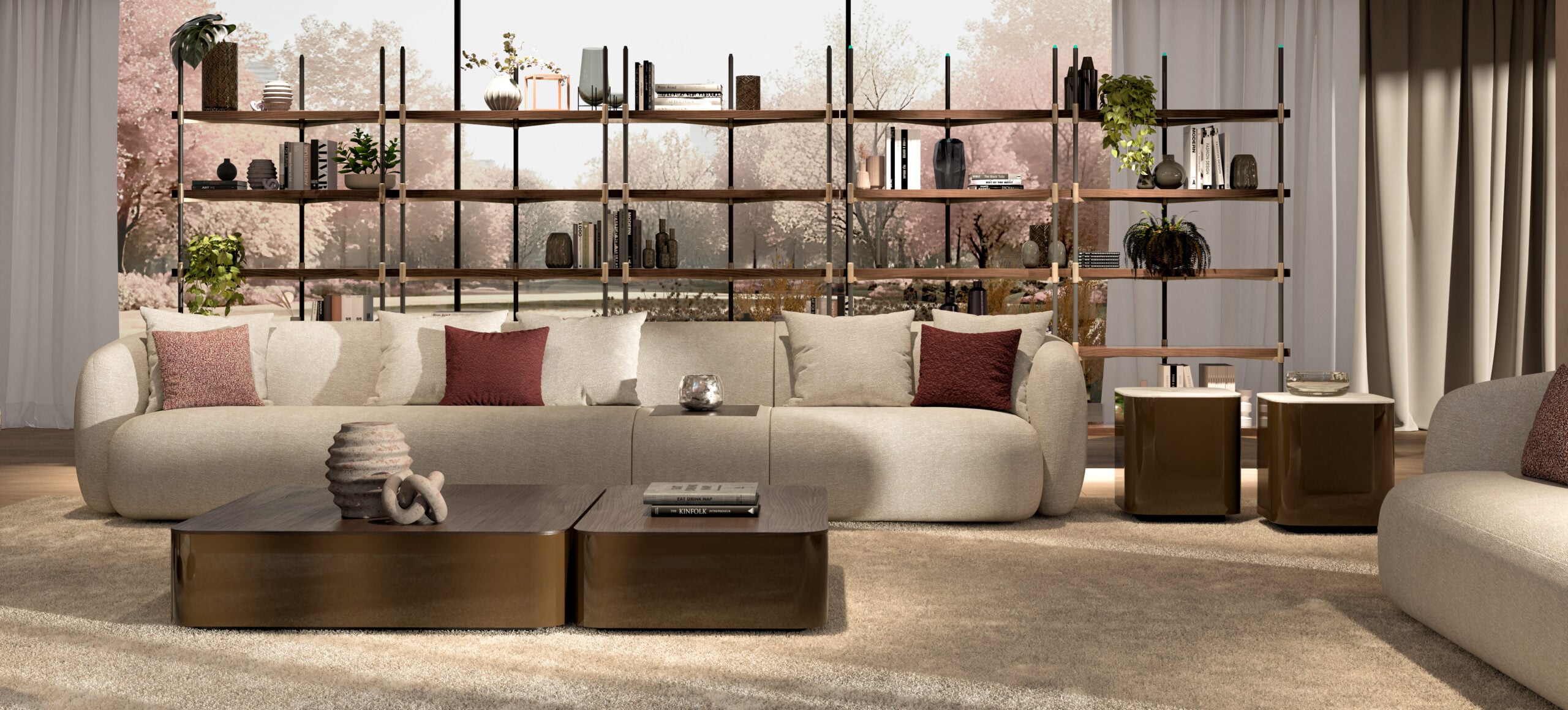 Sofá Fixo New Mood Fix | Dimensões: Width 257 cm - 2