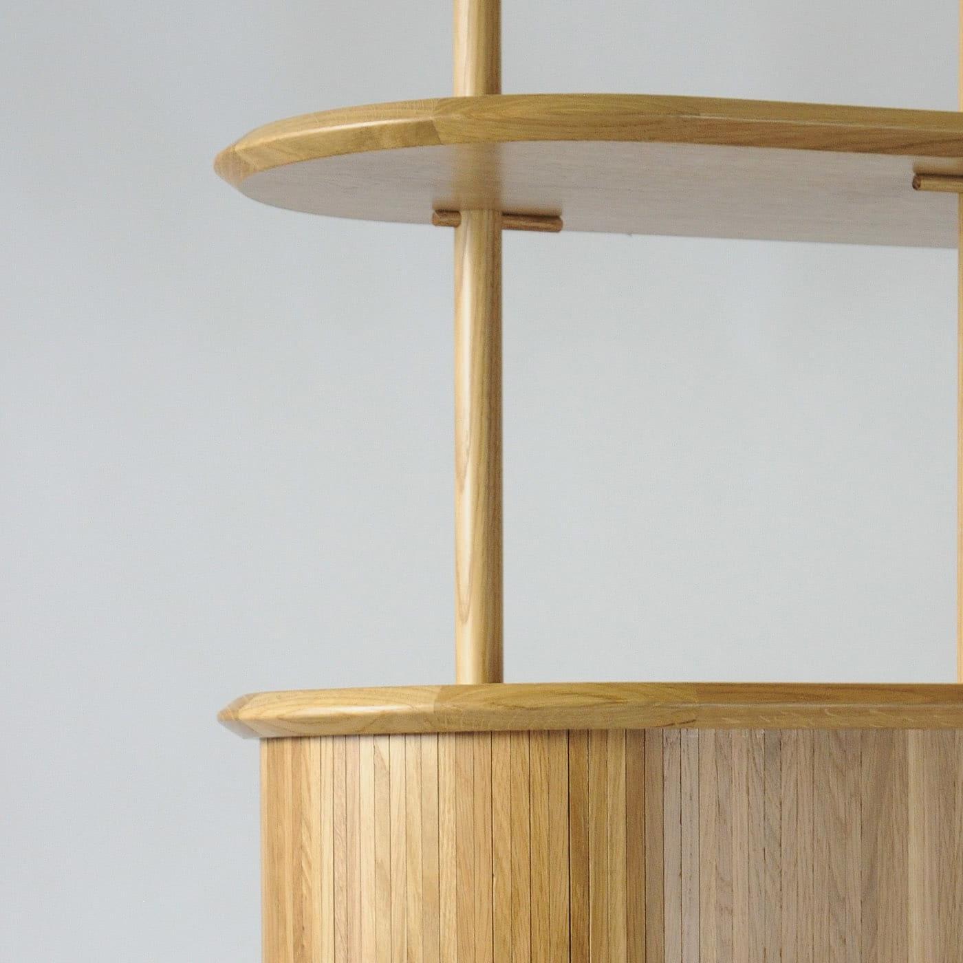 Estante Modular Moderna em Carvalho