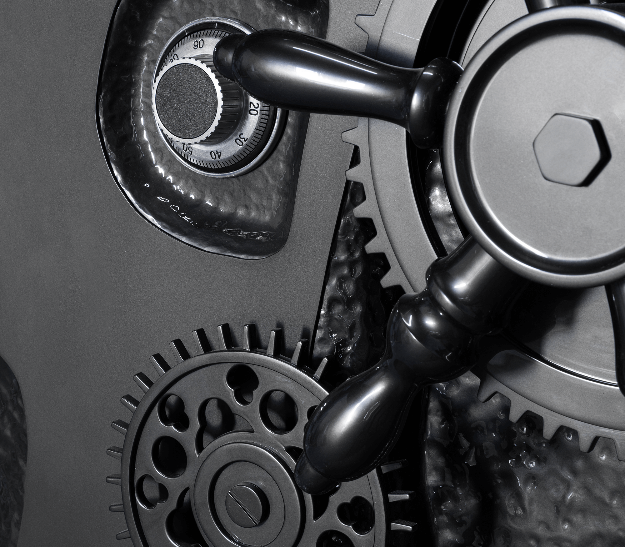 Cofre Elite Cinzento Mate Tycoon