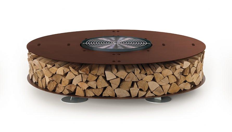 Lareira exterior aço Zero | Dimensões: Ø 100 cm