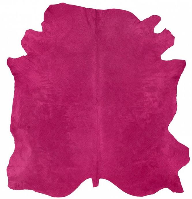 Pele de vaca natural fúcsia | Tamanho: 200 × 240 cm