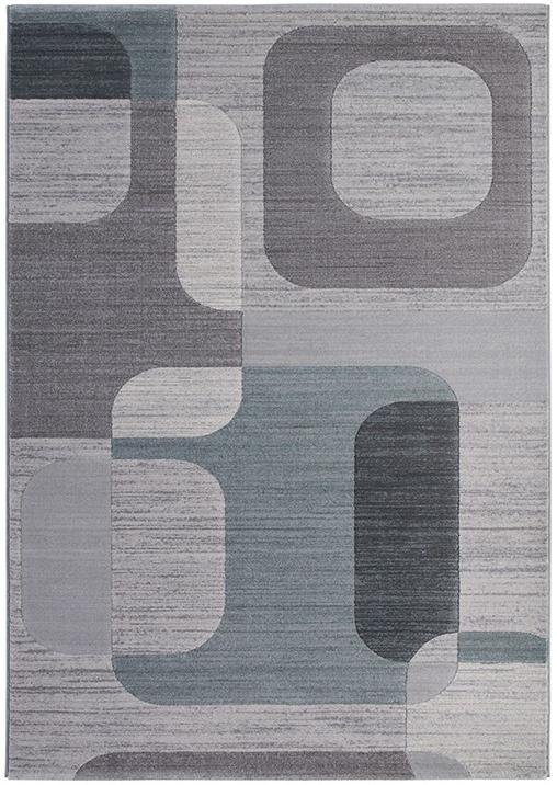 Tapete Geométrico Tecido à Máquina | Tamanho: 240 × 330 cm