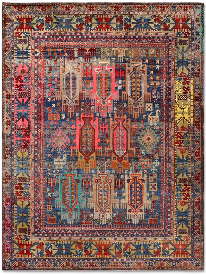 Tapete Original Feito à Mão Luxury | Tamanho: 170 × 240 cm