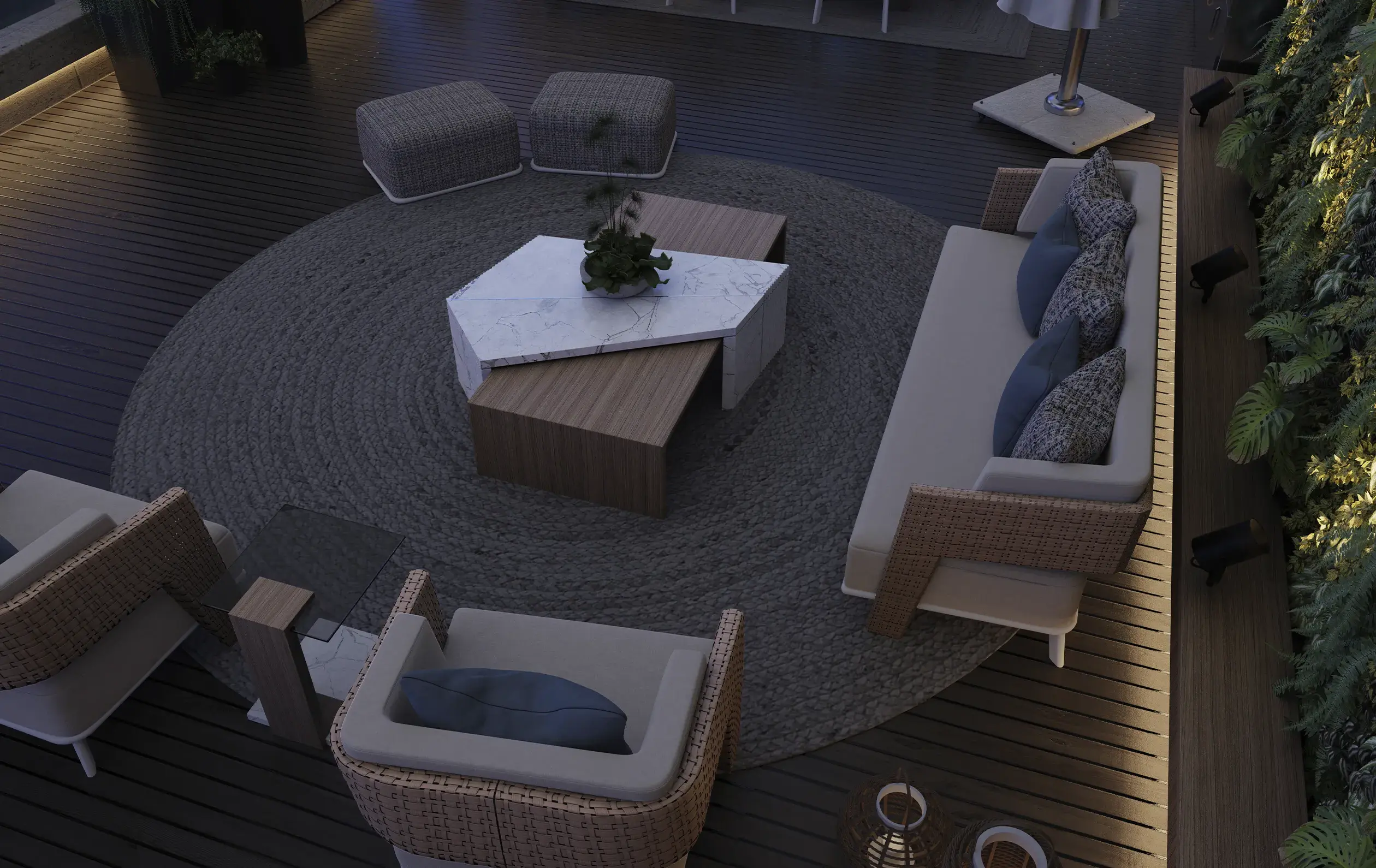 Mesa de centro Monarch - 4