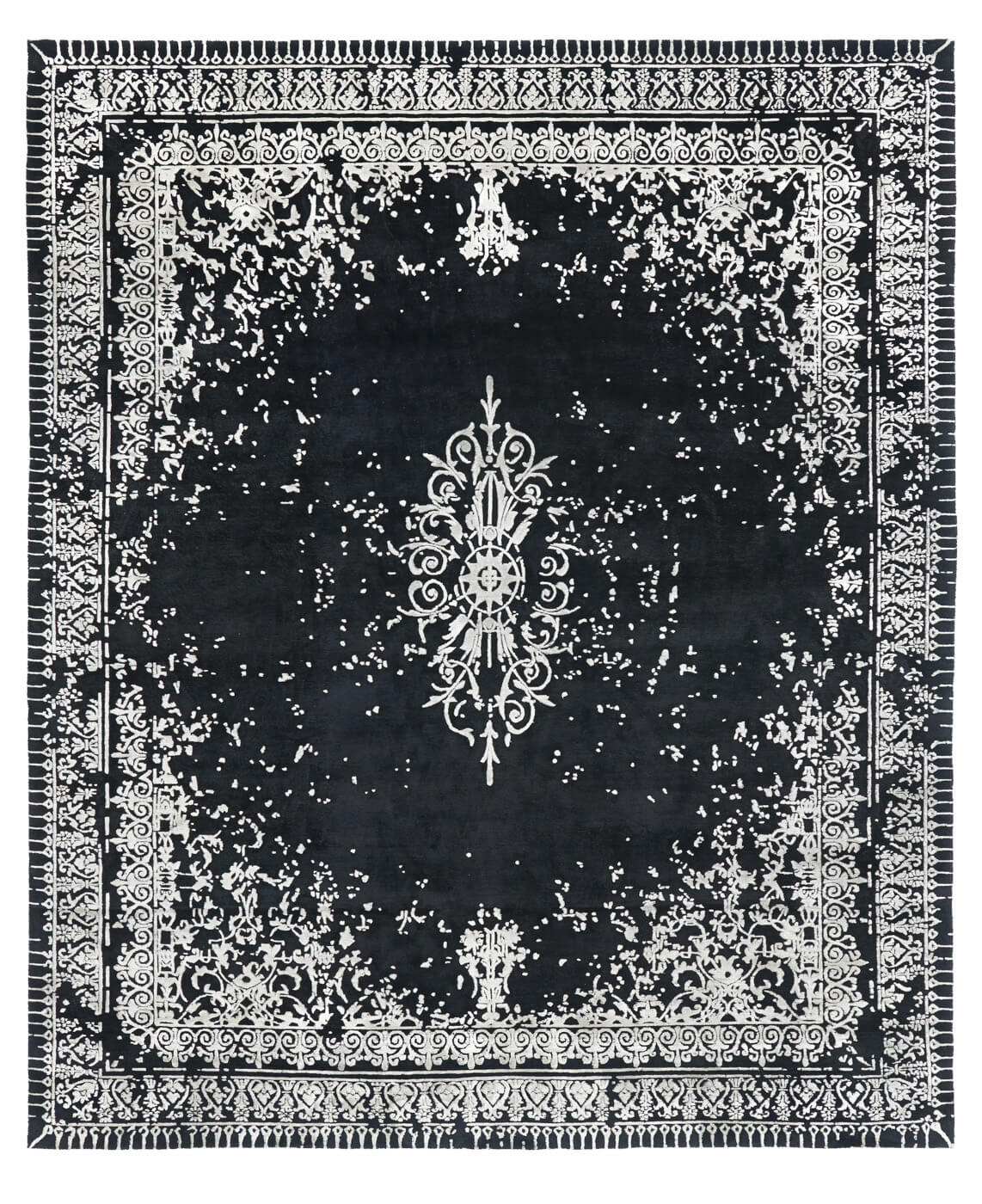 Tapete Ferrara Special Rocked Preto e Branco | Tamanho: 280 × 360 cm
