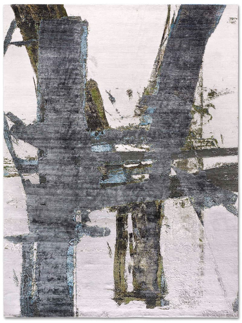 Tapete Green Rust Tecido à Mão | Tamanho: 122 × 183 cm