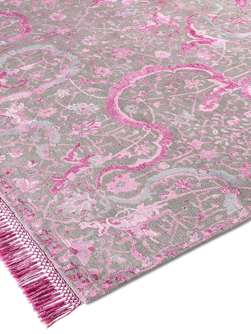 Tapete Luxuoso Tabriz Pink