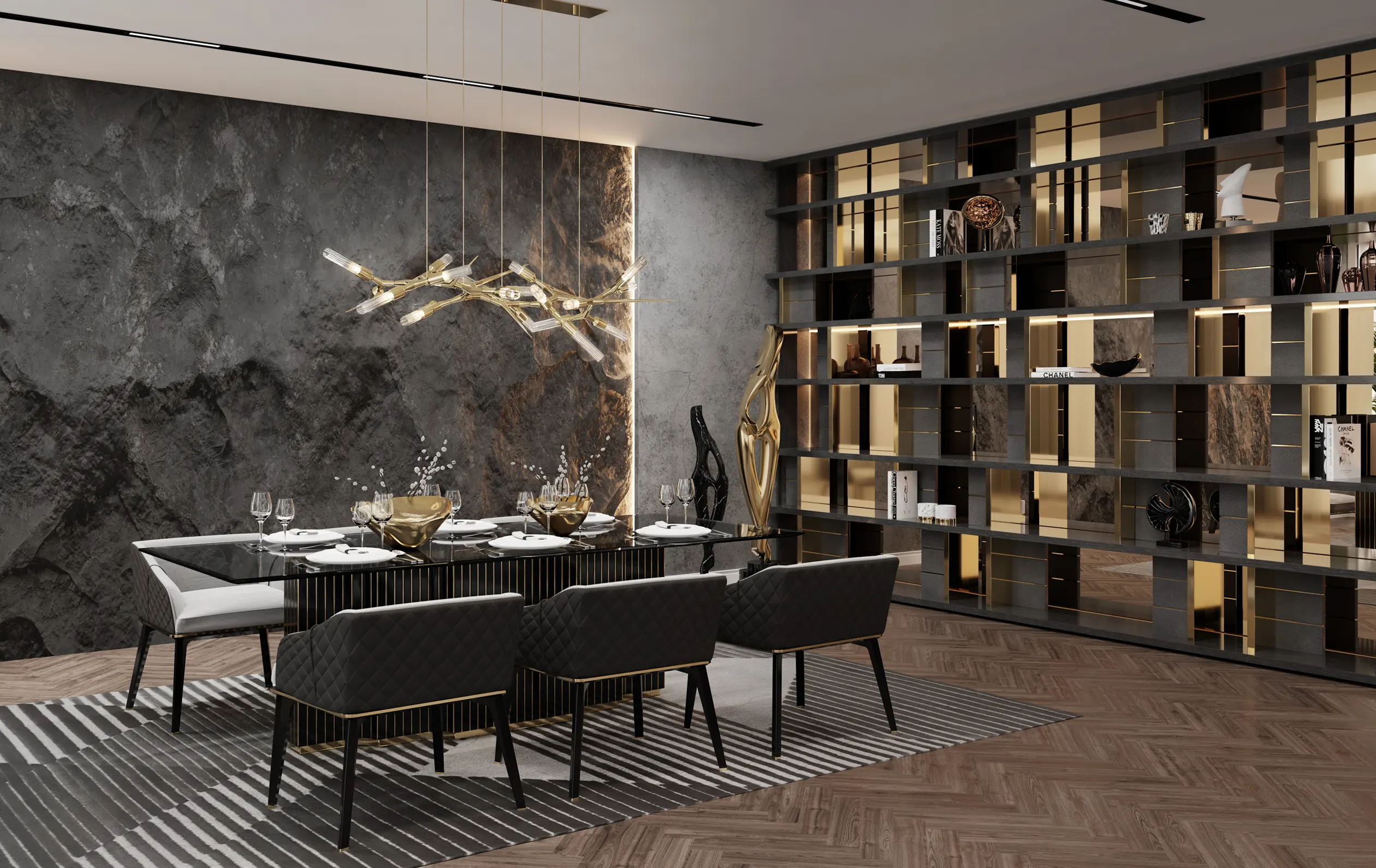 Mesa de Jantar Mirage - 4