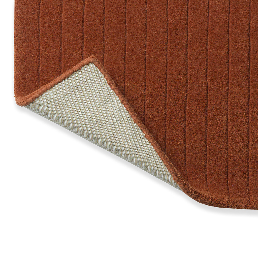 Tapete Designer Decor Rhythm Tangerina Feito à Mão | Tamanho: 160 × 230 cm